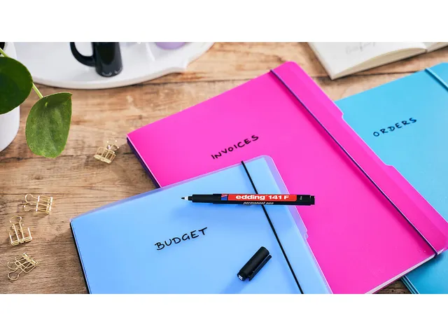 Feutre edding 141F ogive 0.6mm noir