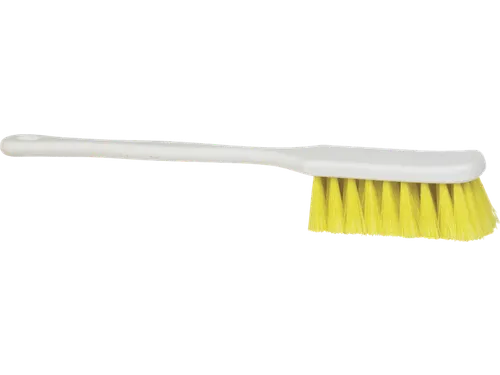 Vikan Classic 5220 handborstel zacht lange steel, gele Peetex vezels