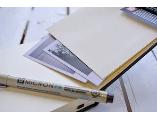 Schetsboek Sakura 80 witte vellen 140gr 90x140mm zwart - 6