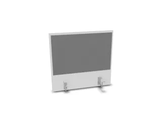 opzetpaneel,v. bureau,aanbouw achter,B 600mm,Bl-wit,BN8078-grijs - 1