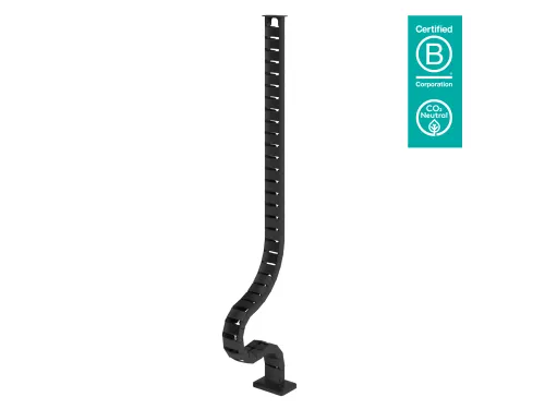 Addit kabelgeleider Zwart voor zit-sta Bureau 130cm incl magneethouder