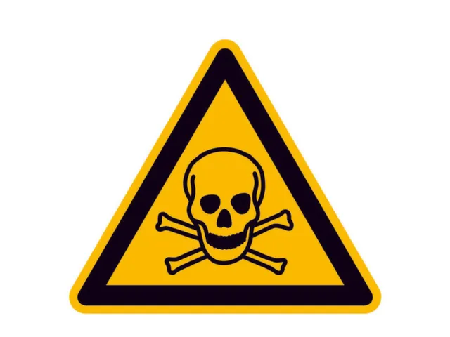 Waarschuwingsbord,V. Binnen/Buiten,Waarschuwing: Giftige Stoffen