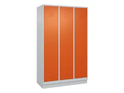 locker,HxBxD 1950x1200x500mm,3vak,vak B 400mm,cil.-slot,sokkel
