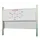 Schoolbord Dubbelvlaksbord 120x300cm Verstelbaar Kolom Wit Emaille