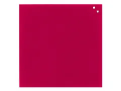 Glasmagneetbord Naga 45x45cm rood
