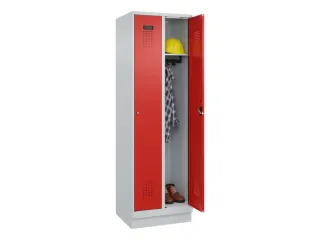 locker,HxBxD 1950x600x500mm,2vak,vak B 300mm,cil.-slot,sokkel - 1