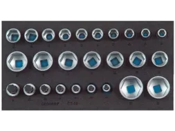 1500 CT1-19 Set doppen 1/2 inch,zeskant,in controlegereedschapmodule