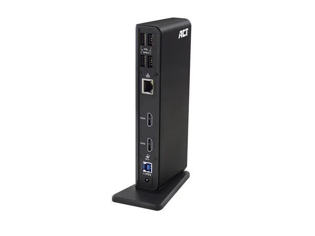 Dockingstation ACT USB-C Dual Monitor met laadpoort