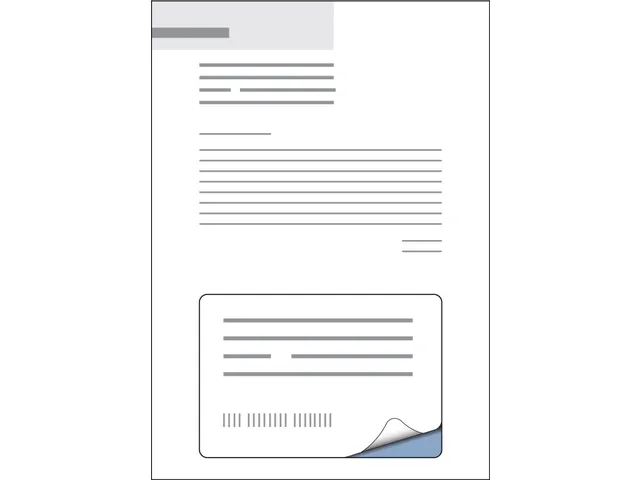 Retourlabel POSTNL label A4 150x100mm 1000 Vel