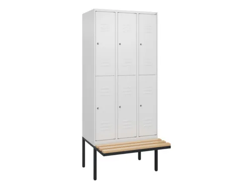 Dubbeldekse dekenkist,HxBxD 2120x900x815mm,3x2vak.,vak B 300mm