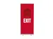 Roll-Banner 85x200 complete set met print "EXIT" Rood