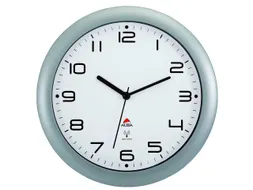 De Alba HORNEW radiografische wandklok met stille werking 30cm. grijs