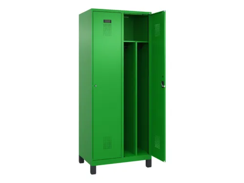 locker voor scheiding van kleding,HxBxD 1950x800x500mm,2vak
