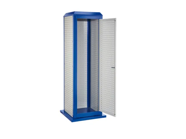 gereedschapswagen,HxBxD 2015x700x700mm,3geperforeerde platen buiten