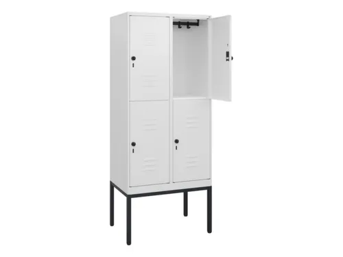 dubbeldekse locker,HxBxD 1950x800x500mm,2x2vak.,vak B 400mm