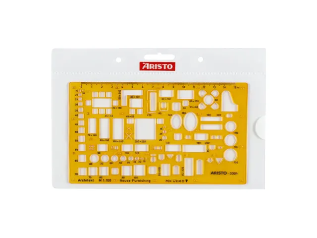 Architecten meubelsjabloon Aristo schaal 1:100