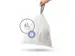 Afvalzakken 6 liter (B) Wit Simplehuman