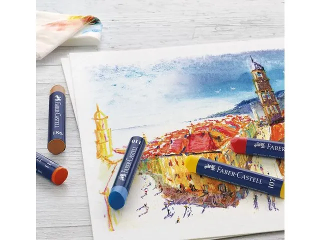 Oliepastels Faber-Castell Creative Studio etui a 36 stuks