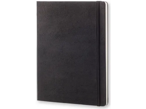 Notitieboek Moleskine XL 190x250mm ruit 5x5 hard cover zwart