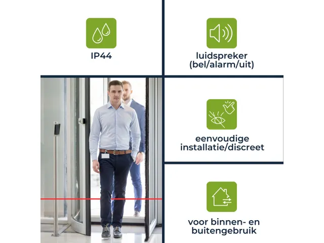 Mini système DE sécurité Infrarouge Sans FIL - 7m
