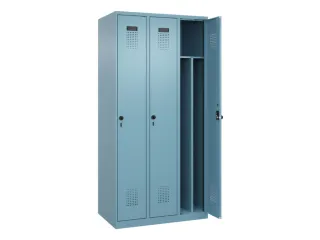 locker voor scheiding van kleding,HxBxD 1850x900x500mm,3vak - 1