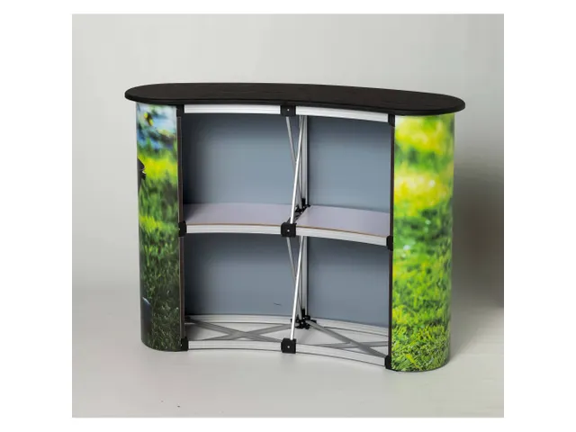 Balie Counter Magnetic met Eiken tafelblad