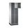 lockerkast,RAL 7035/RAL 7021,HxBxD 1950x620x500mm,2x4vakken,cil.-slot