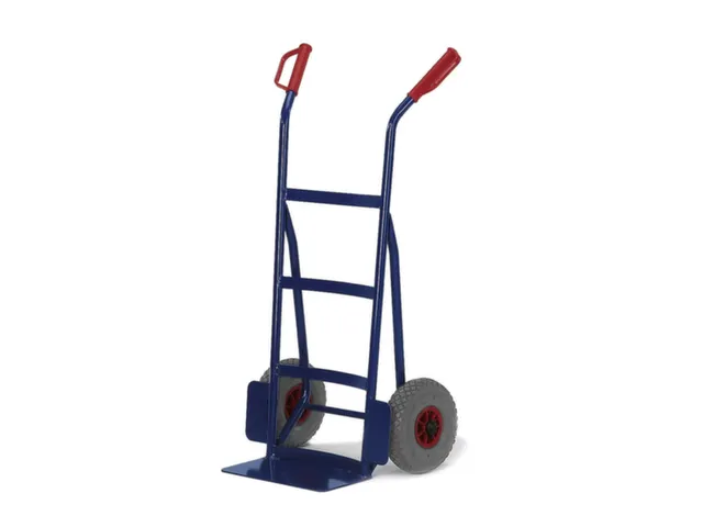 steekwagen 250kg steekplaat 400x180mm gewelfd staal TPE-banden