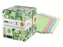 Sticky notes UPM recycled 75x75mm pastel assorti blok 100 vel, doos 8x