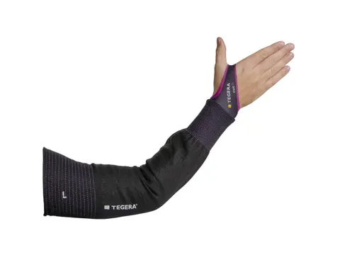 Tegera 72 snijbestendige armbescherming, zwart, maat 8, per 6 paar