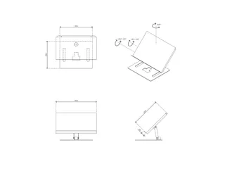 Documenthouder A3 HV 402 staal zilver - 4