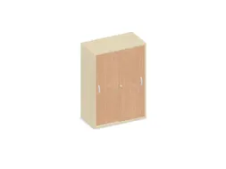 Schuifdeurkast 1150x800x430mm Romp Esdoorn Decor Front Beuken