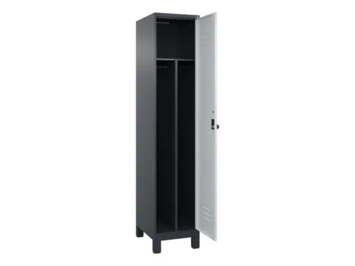 locker voor scheiding van kleding,HxBxD 1950x400x500mm,1vak