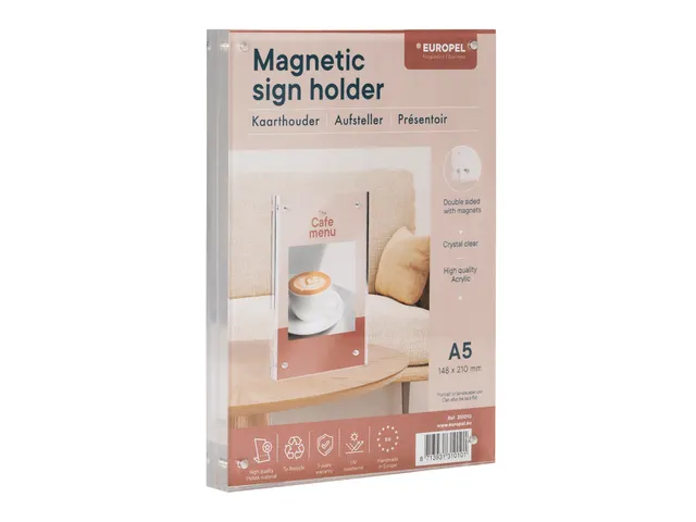 Europel Kaarthouder Luxe A5 Acryl