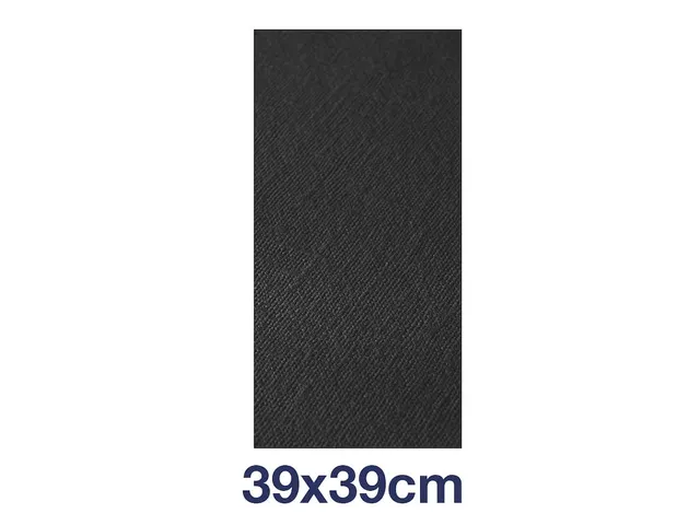 Serviette de table Tork 478196 Premium LinStyle pli 1/8 noir 700 pièc