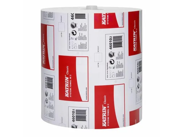 Handdoekrol Katrin Classic M2 460102 2-laags 21cmx160m wit