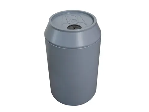 Afvalbak Vepa Bins CANman 145 Liter Grijs