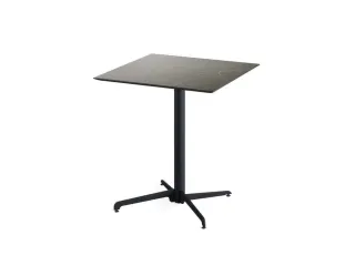 outdoortafel,HxBxD 740x700x700mm,rechthoekig,X-onderstel zwart - 1