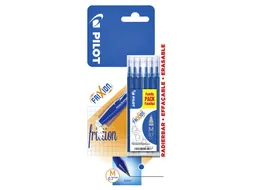 Rollerpenvulling Pilot Frixion Ball 0.7mm Blauw Medium Blister à 6 st