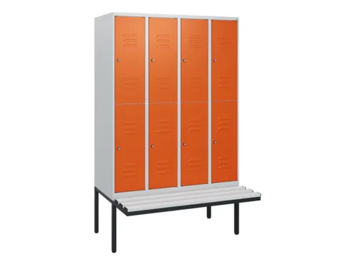 Dubbeldekse dekenkist,HxBxD 1950x1200x815mm,4x2vak.,vak B 300mm
