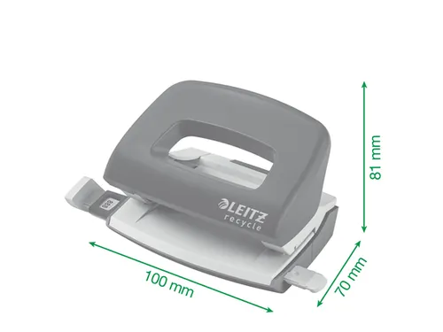Perforator Leitz Nexxt Recycle mini 10 vel blauw