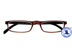 Leesbril I Need You +1.00 dpt Half-line bruin