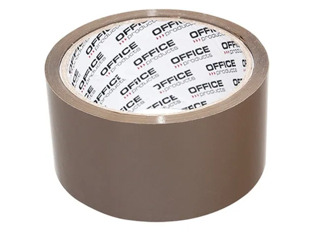 Verpakkingstape bruin hot melt 48mmx46m 45 micron