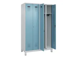 locker voor scheiding van kleding,HxBxD 1950x1200x500mm,4vak