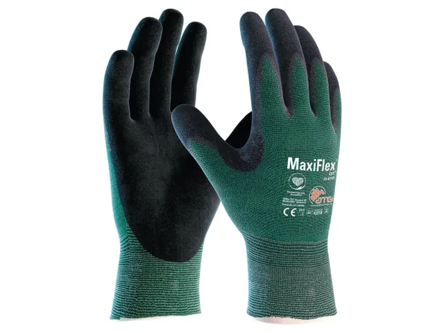 ATG MaxiFlex Cut 34-8743 snijbestendige nitril handschoen maat 10 12pr