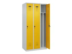 locker voor scheiding van kleding,HxBxD 1850x900x500mm,3vak