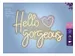 Ledbord Lumineo indoor USB neon Hello Gorgeous