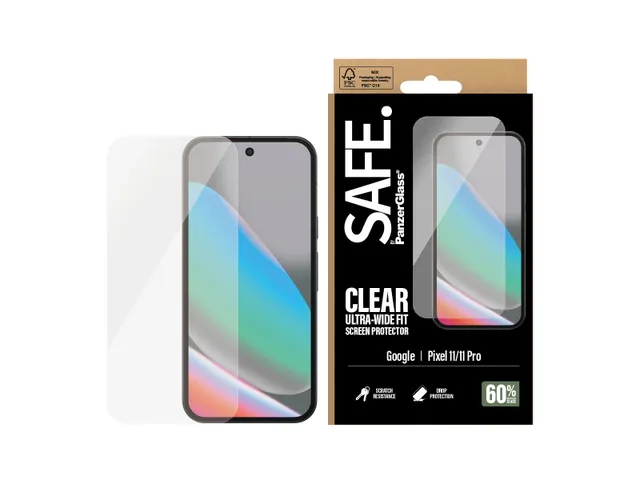 PanzerGlass SAFE. by Screen Protector Google Pixel 11 | 11 Pro | Ul
