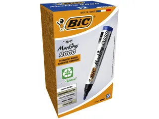 Viltstift Bic 2000 ecolutions rond large blauw - 2