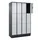 lockerkast,HxBxD 1950x1200x500mm,4x3vakken,vak B 300mm,cil.-slot